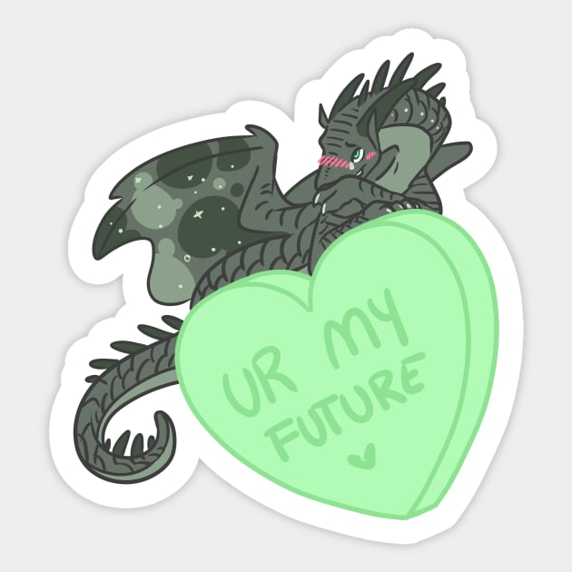 Moonwatcher Candy Heart Sticker by IceOfWaterflock